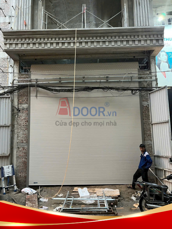 Mẫu cửa cuốn khe thoáng tại Nam Định S8