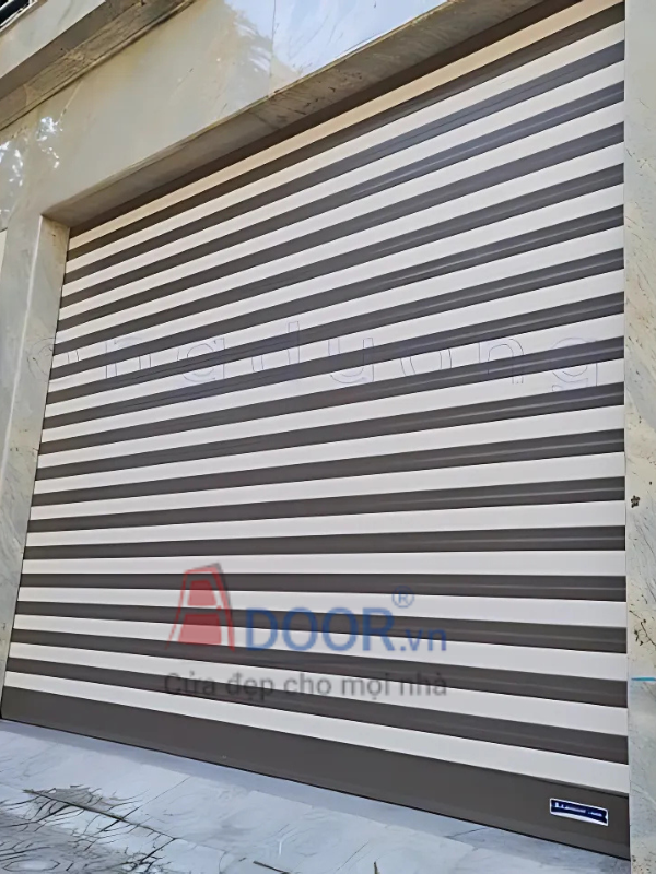 Mẫu cửa cuốn khe thoáng tại Việt Trì E52i