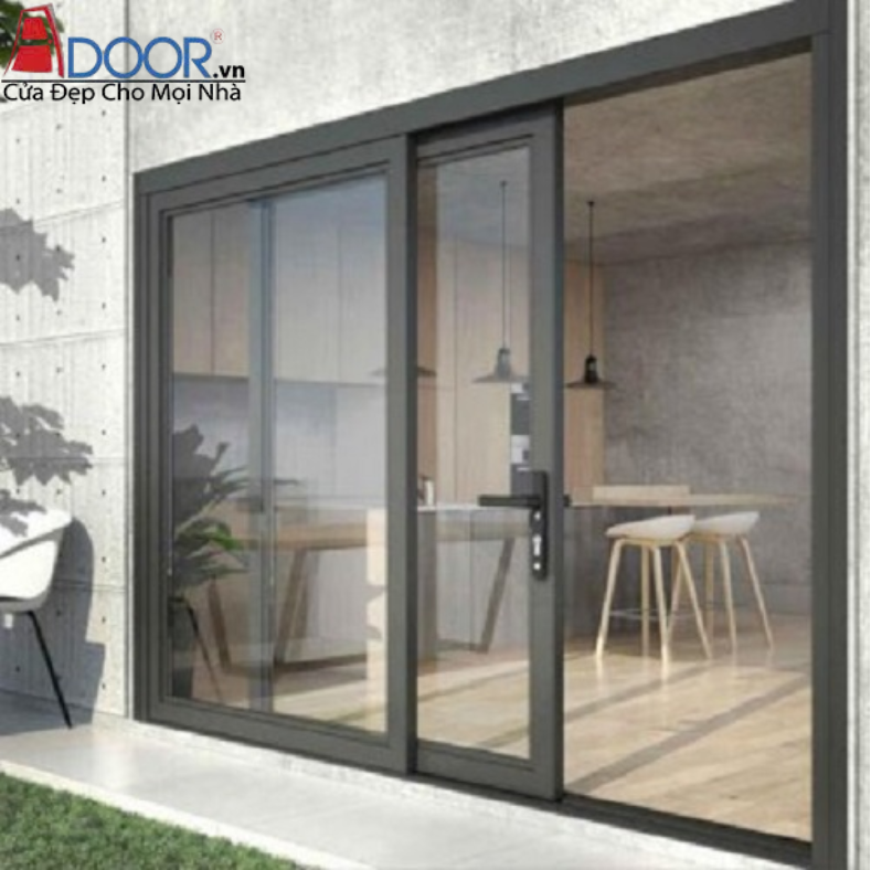 Cửa đi mở lùa xingfa 2 cánh