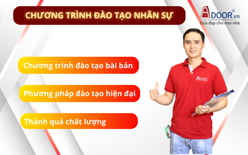 Đào tạo đội ngũ nhân sự tại Adoor