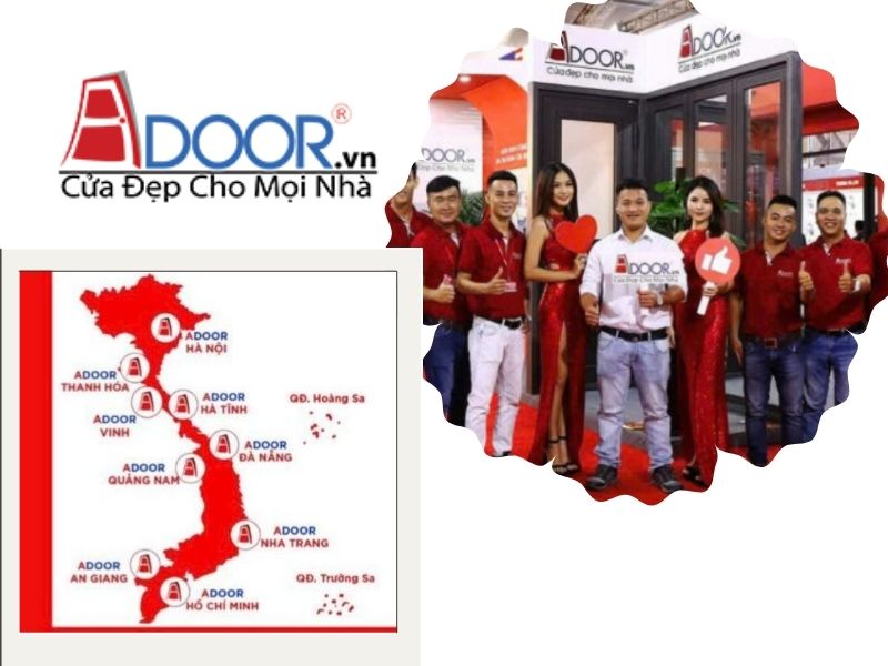 Đội ngũ nhân viên và các chi nhánh Adoor