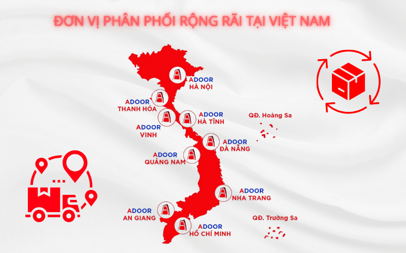 Đơn vị phân phối tủ bếp nhôm kính tại HCM của Adoor