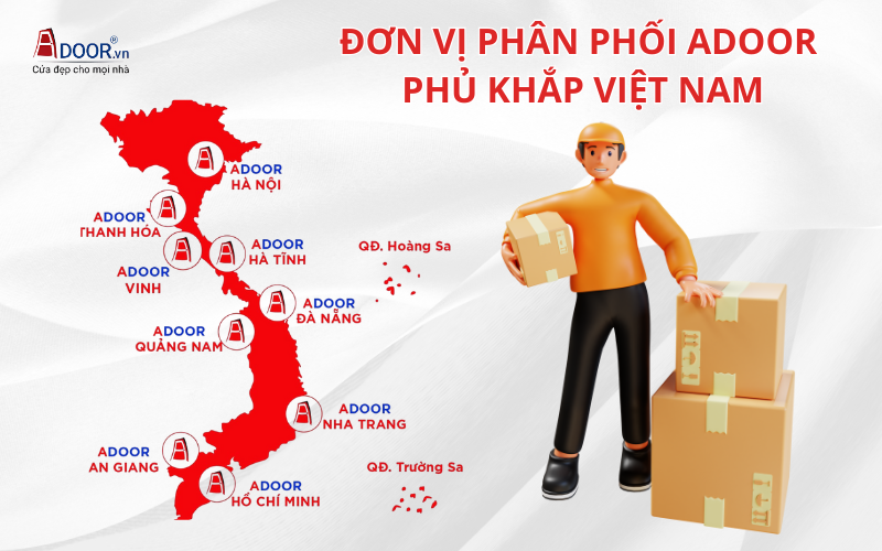 Đơn vị phân phối cửa cuốn khe thoáng tại Adoor