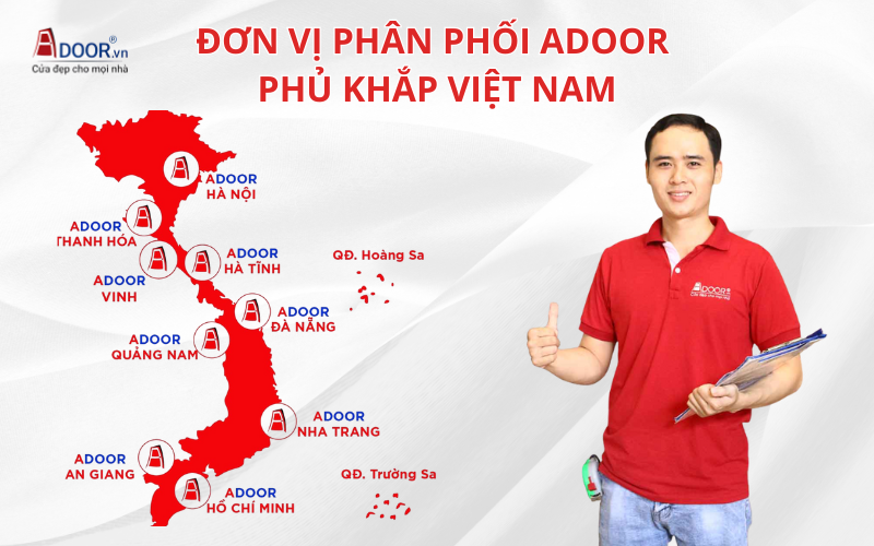 Adoor phân phối cửa cuốn khe thoáng tại Hòa Bình