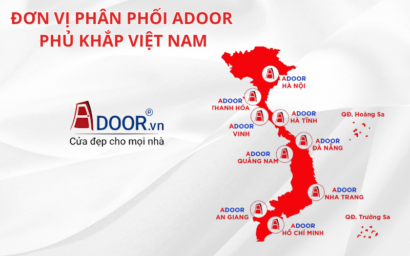 Đơn vị phân phối cửa cuốn khe thoáng tại Adoor