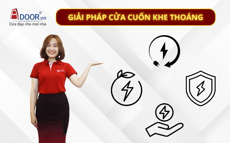 Giải pháp tiết kiệm điện cho cửa cuốn