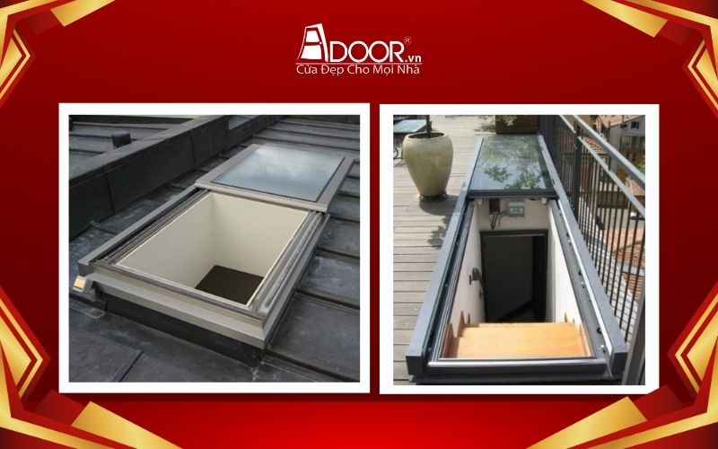 Giếng trời thông minh tự động trượt dọc tại Quảng Nam
