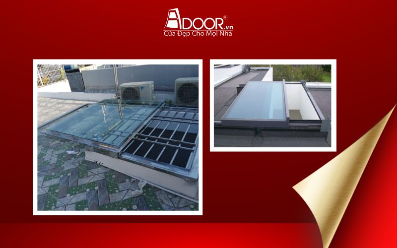 Giếng trời Adoor thông minh trượt ngang tại Bến Tre