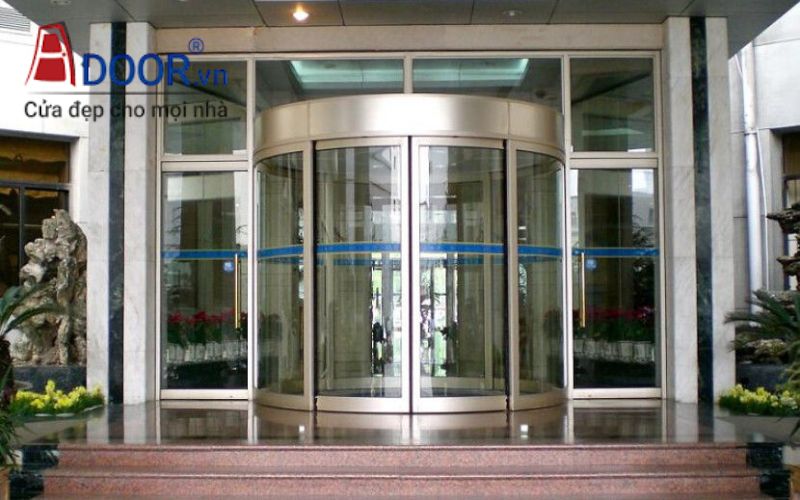 Mẫu cửa kính tự động mở cong tại Sầm Sơn - Adoor Mẫu cửa kính tự động mở cong tại Sầm Sơn - Adoor