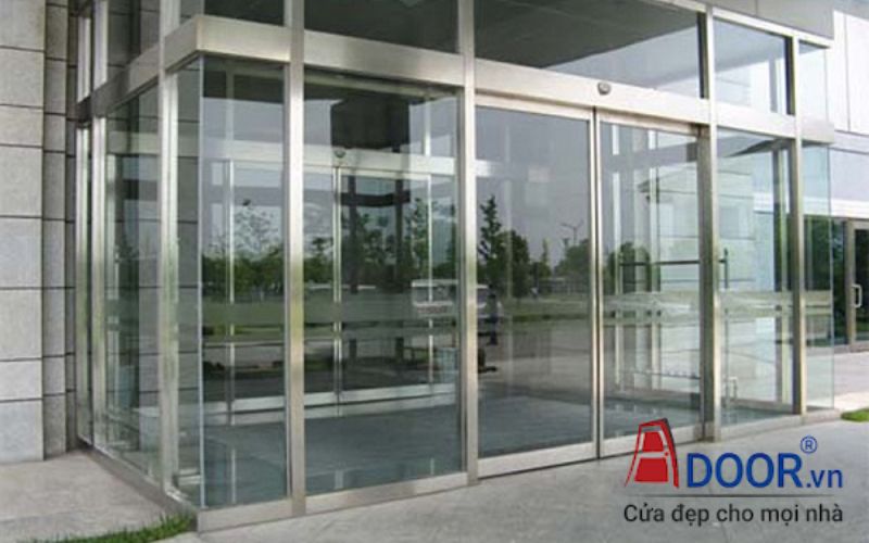 Mẫu cửa kính tự động mở trượt tại quận 1 Adoor Mẫu cửa kính tự động mở trượt tại quận 1 Adoor