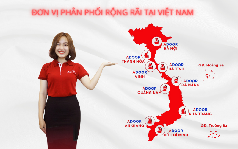 Phân phối cửa cuốn khe thoáng tại Adoor