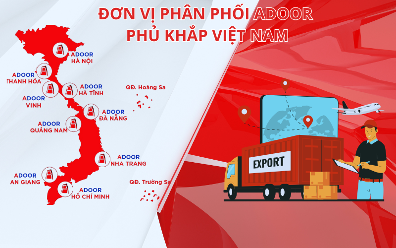 Đơn vị phân phối cửa cuốn khe thoáng tại Kon Tum của Adoor