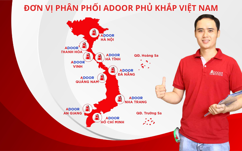 Phân phối cửa cuốn khe thoáng tại Adoor