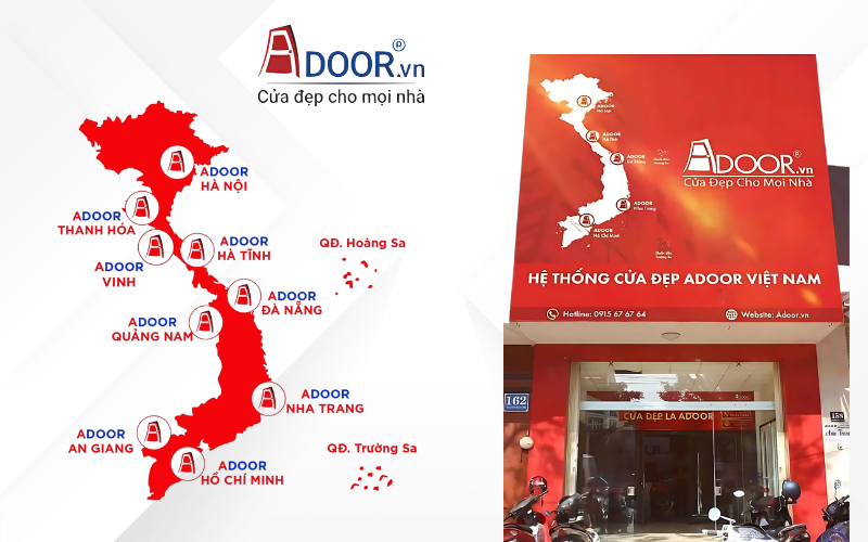 Đơn vị phân phối cửa cuốn khe thoáng tại Adoor