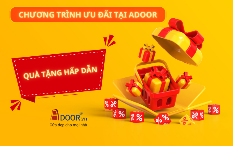 Chương trình ưu đãi cửa cuốn khe thoáng tại Adoor