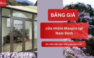 cửa nhôm Maxpro tại Nam Định (Ninh Bình ngày nay)