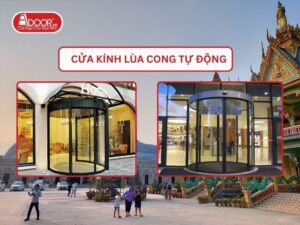 Cửa kính lùa cong tự động tại Sóc Trăng