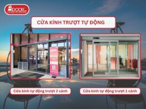 Cửa kính trượt tự động tại Bạc Liêu