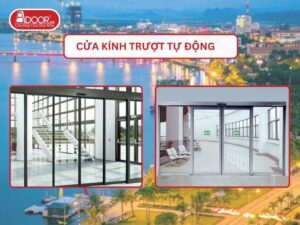 Cửa kính trượt tự động tại Đồng Hới