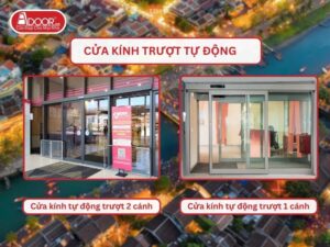 Cửa kính trượt tự động tại Hội An