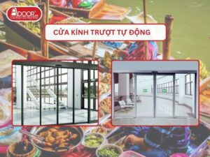 Cửa kính trượt tự động tại Mỹ Tho