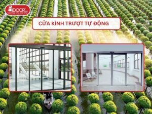 Cửa kính trượt tự động tại Sa Đéc