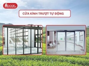 Cửa kính trượt tự động tại Việt Trì