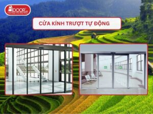 Cửa kính trượt tự động tại Yên Bái