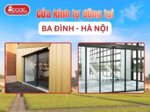 Cửa kính tự động tại Ba Đình