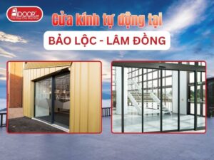 Cửa kính tự động tại Bảo Lộc
