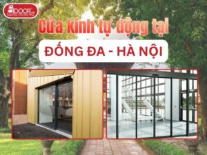 Cửa kính tự động tại Đống Đa