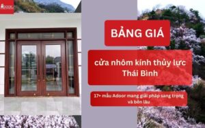 cửa nhôm kính thủy lực Thái Bình (Hưng Yên ngày nay)