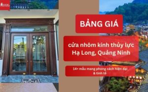 Giá cửa nhôm kính thủy lực Hạ Long, Quảng Ninh