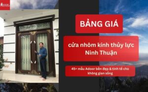 giá cửa nhôm kính thủy lực Ninh Thuận (Khánh Hòa ngày nay)